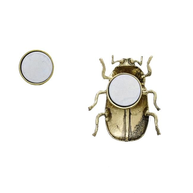 BROCHE IMÁN INSECTO METAL ESMALTE MATE