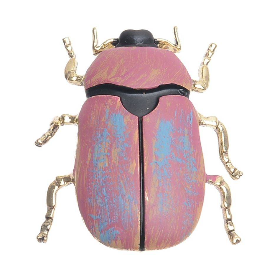 BROCHE IMÁN INSECTO METAL ESMALTE MATE