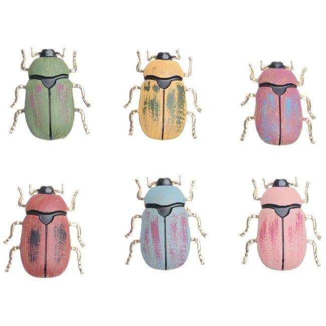 BROCHE IMÁN INSECTO METAL ESMALTE MATE