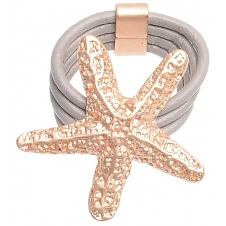 METAL STARFISH METAL RING