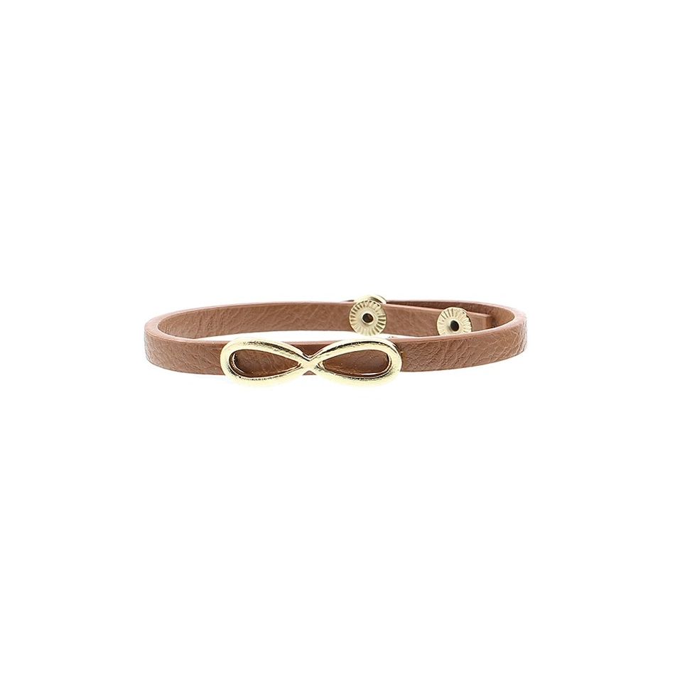 PULSERA IMI. CUERO INFINITY