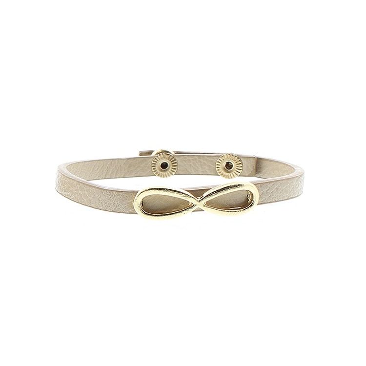 IMI BRACELET. INFINITY LEATHER 2