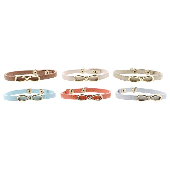 PULSERA IMI. CUERO INFINITY