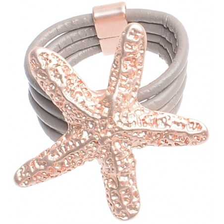 METAL STARFISH METAL RING