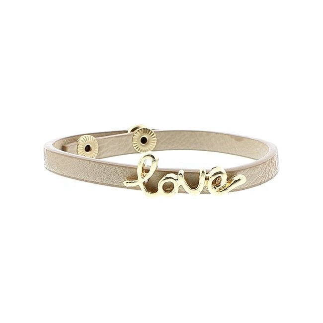 IMI BRACELET. LOVE LEATHER