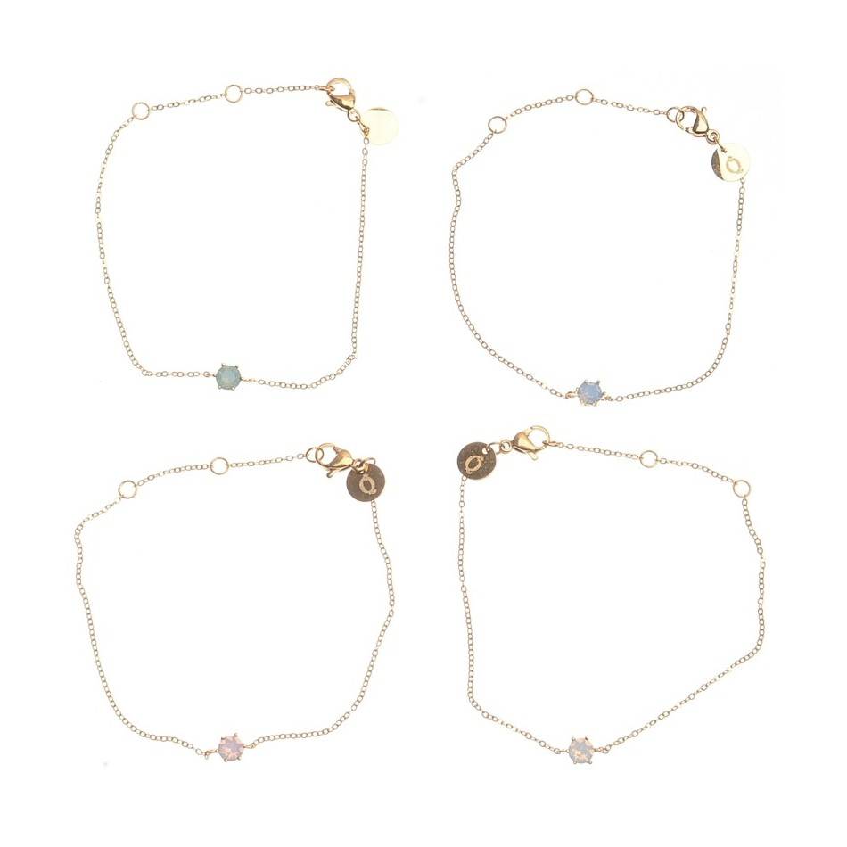 PULSERA ACERO CRISTAL SWAROVSKI