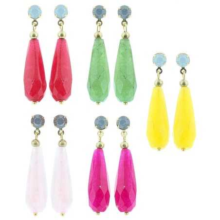 PENDIENTES COLGANTE PIEDRA