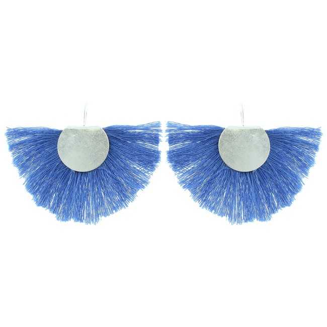 FRINGE FAN EARRINGS