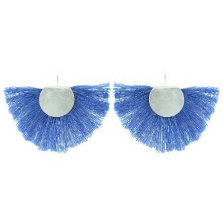 FRINGE FAN EARRINGS