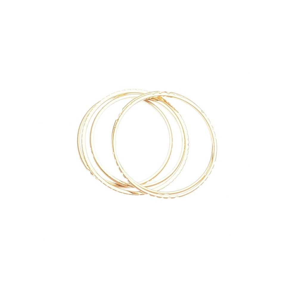 RING 5 PIECES GOLD PLATED 3 MILS