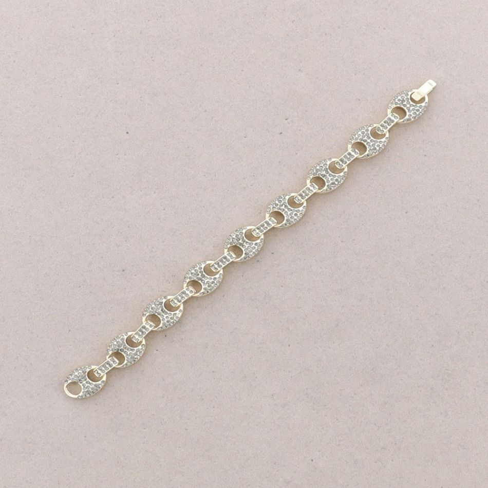 CRYSTAL METAL HAWSER BRACELET