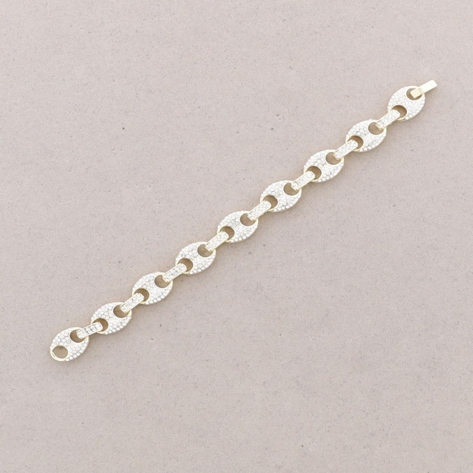 CRYSTAL METAL HAWSER BRACELET