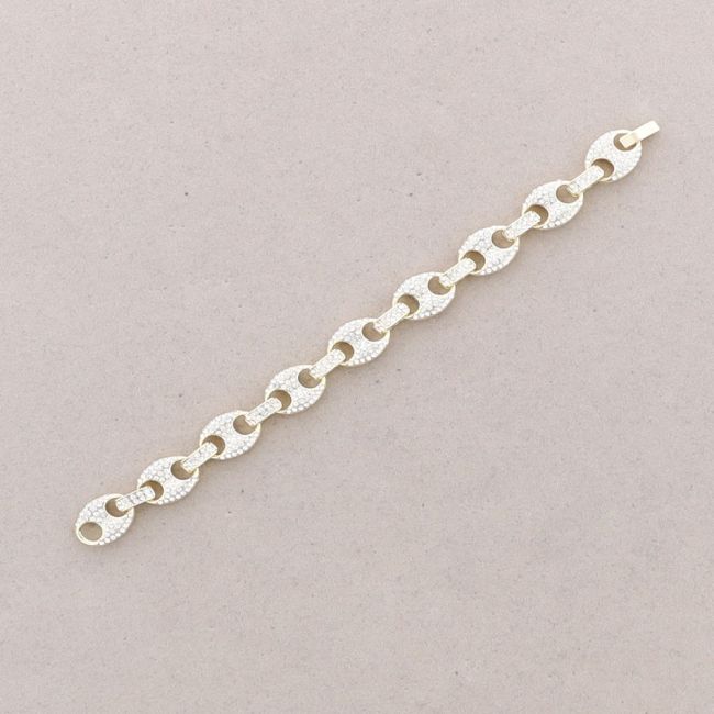 CRYSTAL METAL HAWSER BRACELET