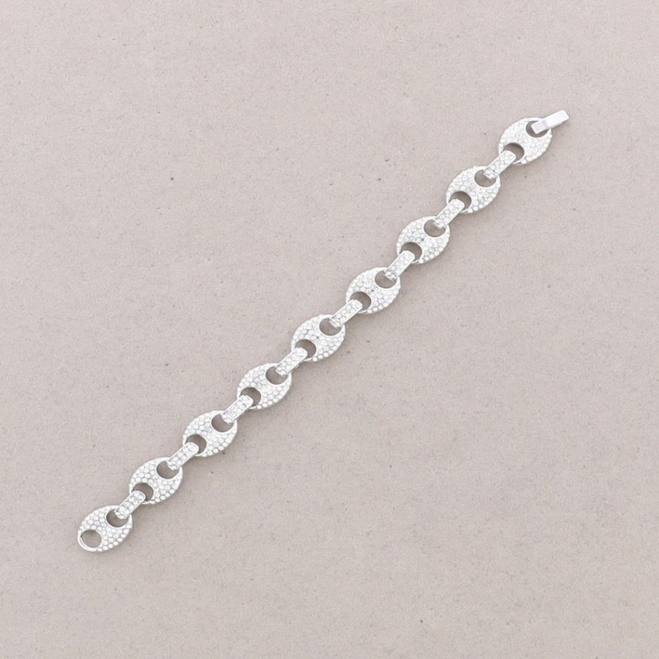CRYSTAL METAL HAWSER BRACELET