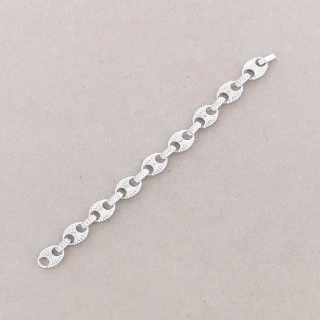 CRYSTAL METAL HAWSER BRACELET