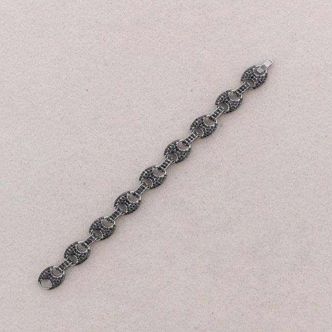 CRYSTAL METAL HAWSER BRACELET
