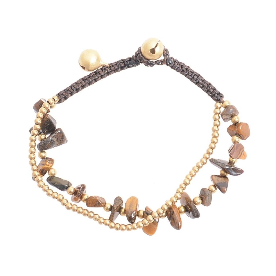 PULSERA  ÉTNICA PIEDRAS