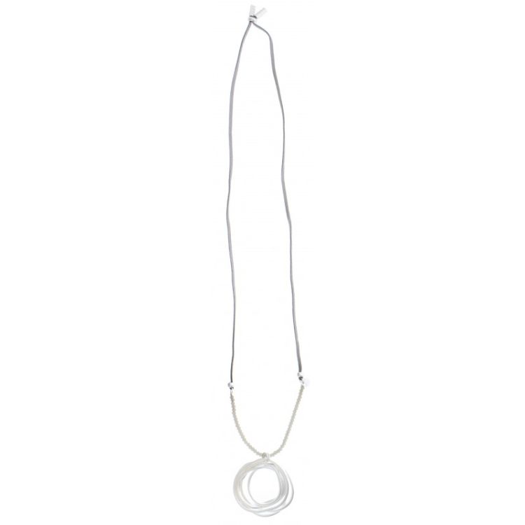 COLLAR LARGO ANTELINA COLGANTE ANILLAS ENTRELAZADAS 2