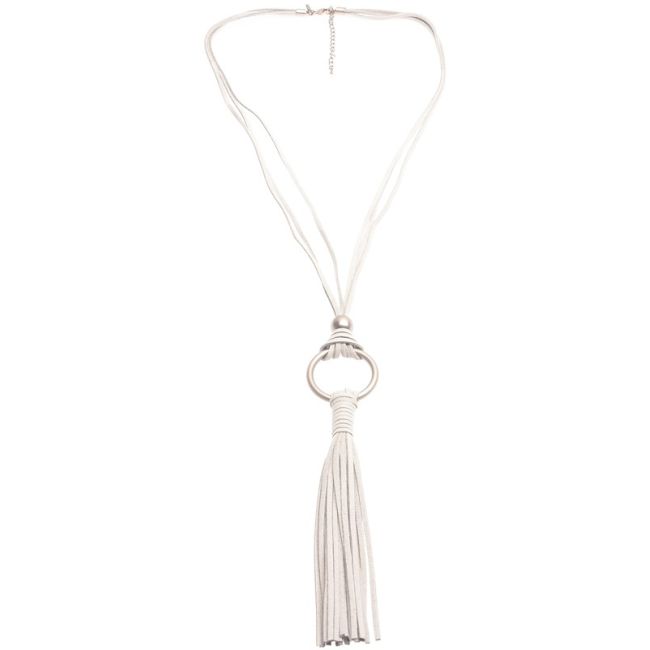 COLLAR LARGO ANTELINA COLGANTE FLECO