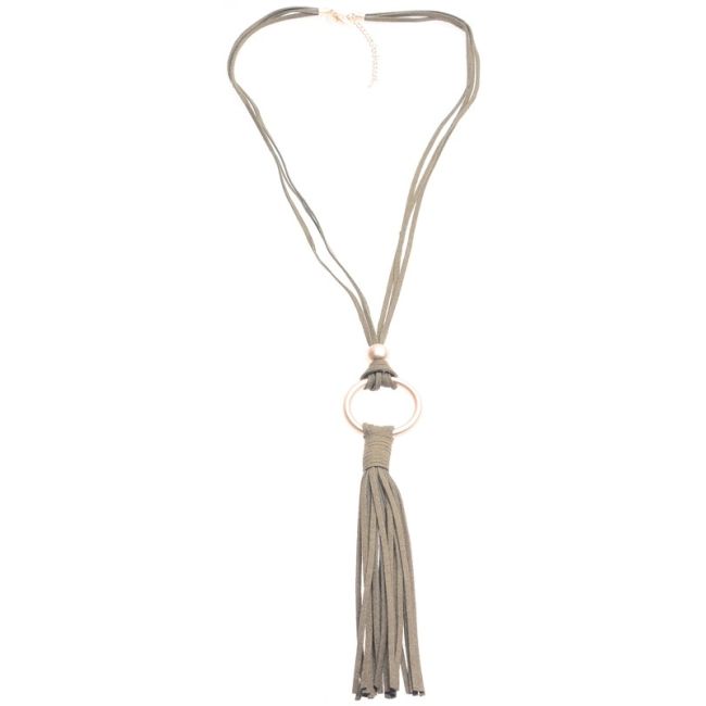COLLAR LARGO ANTELINA COLGANTE FLECO