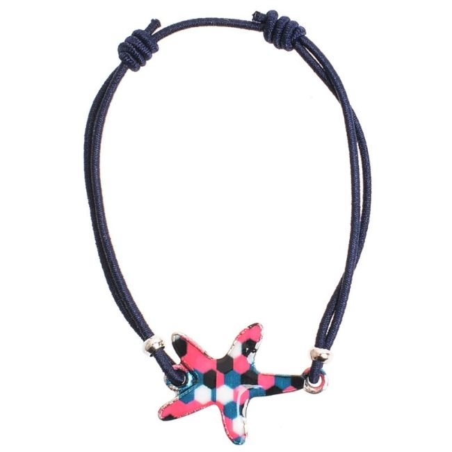 ENAMEL METAL ELASTIC BRACELET