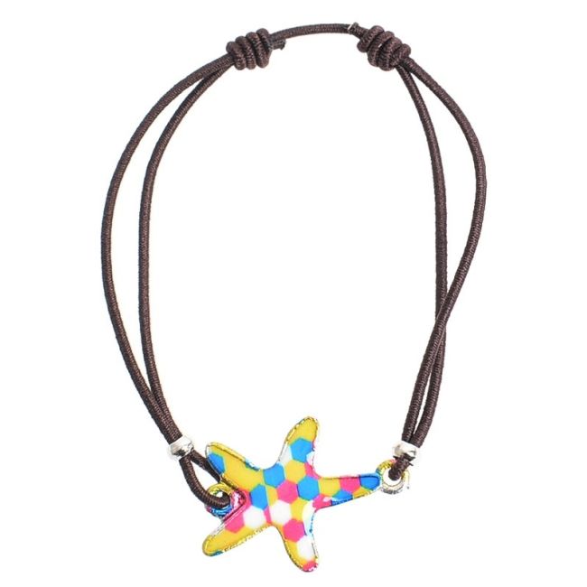 PULSERA GOMITA METAL ESMALTE