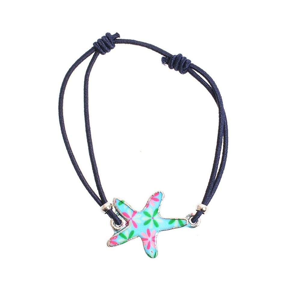 ENAMEL METAL ELASTIC BRACELET