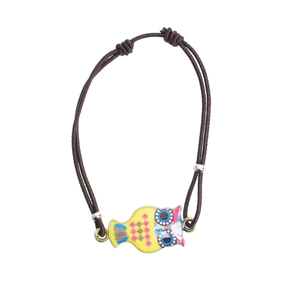 ENAMEL METAL ELASTIC BRACELET