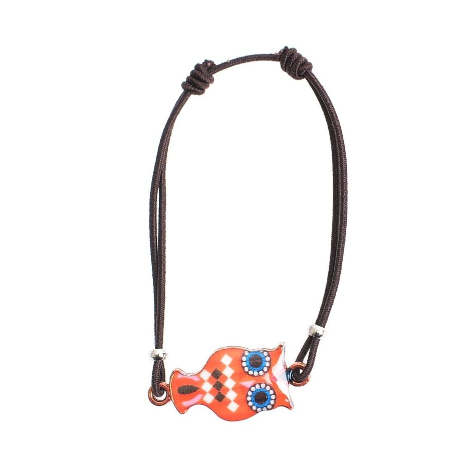 ENAMEL METAL ELASTIC BRACELET
