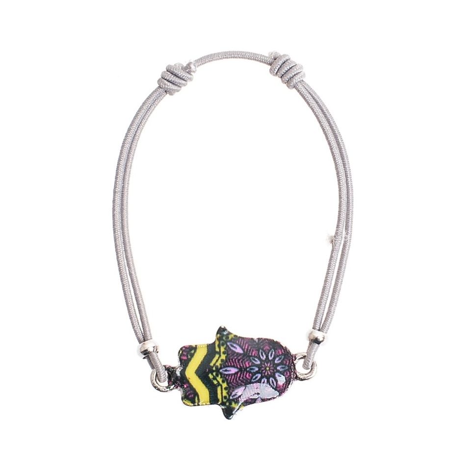 ENAMEL METAL ELASTIC BRACELET