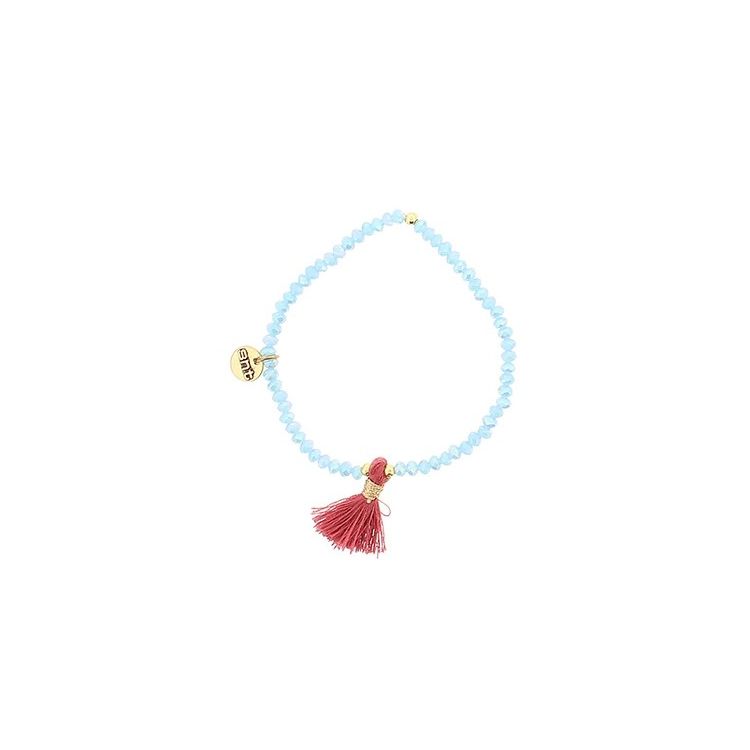 FRINGED FACETED CRYSTALS BRACELET