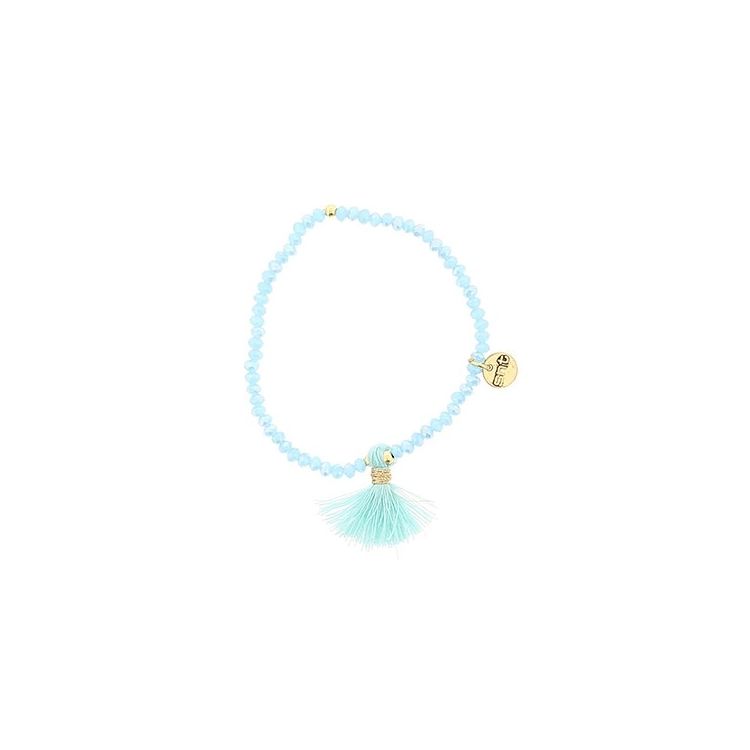 PULSERA CRISTALES FACETADOS FLECO 2
