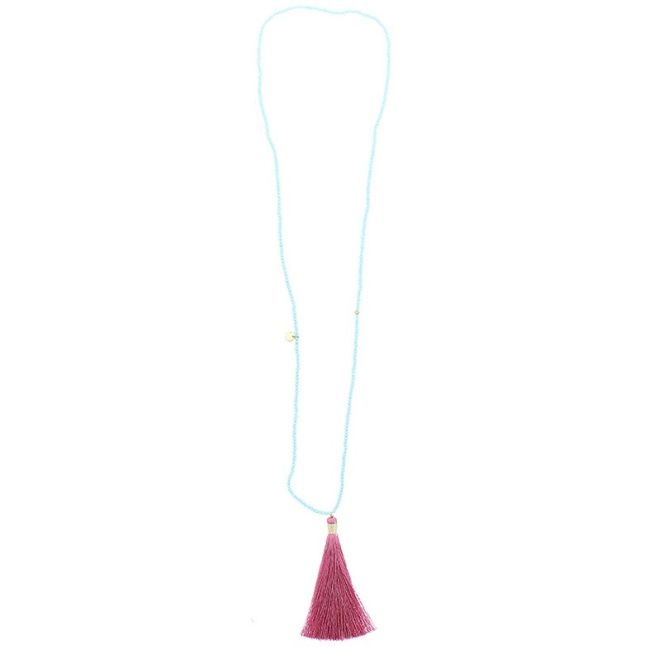 LONG PENDANT NECKLACE FRINGE