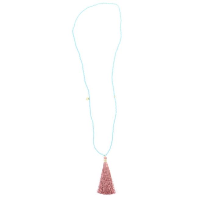 LONG PENDANT NECKLACE FRINGE