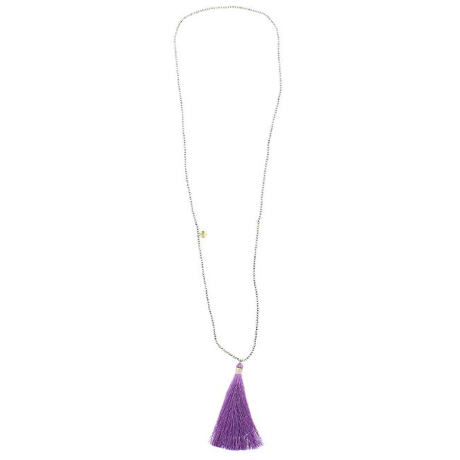 LONG PENDANT NECKLACE FRINGE