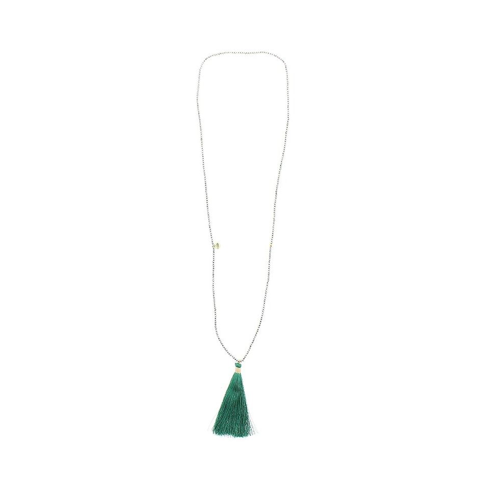 LONG PENDANT NECKLACE FRINGE