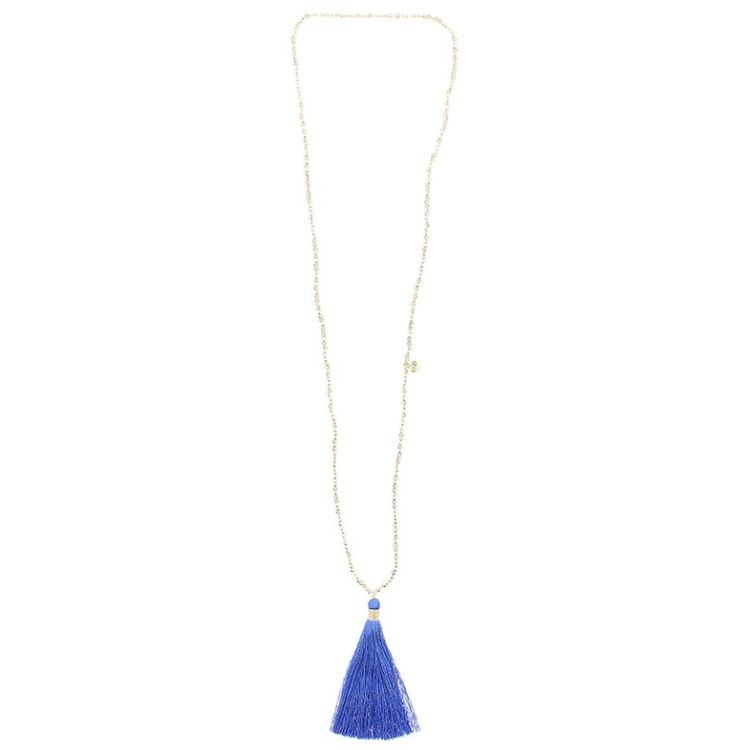 LONG PENDANT NECKLACE FRINGE 2