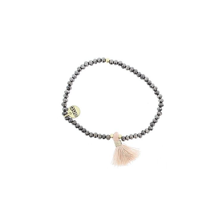 FRINGED FACETED CRYSTALS BRACELET 2
