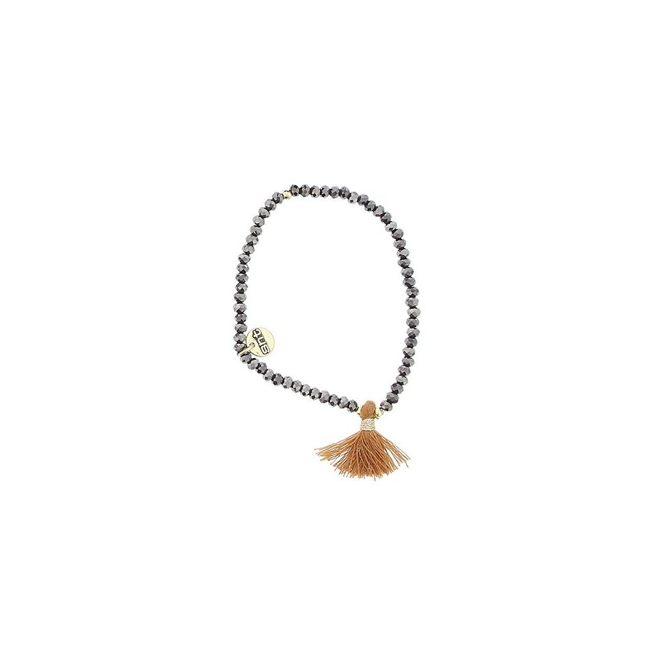 FRINGED FACETED CRYSTALS BRACELET
