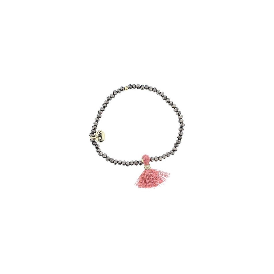 FRINGED FACETED CRYSTALS BRACELET