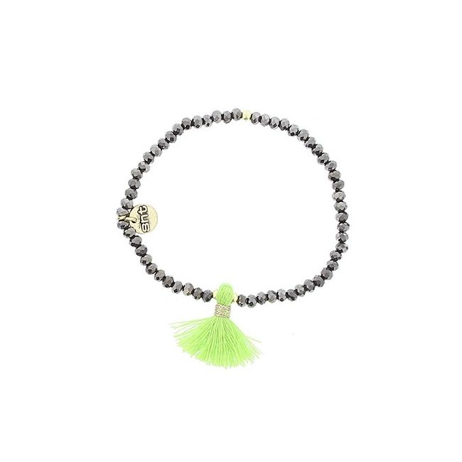 FRINGED FACETED CRYSTALS BRACELET
