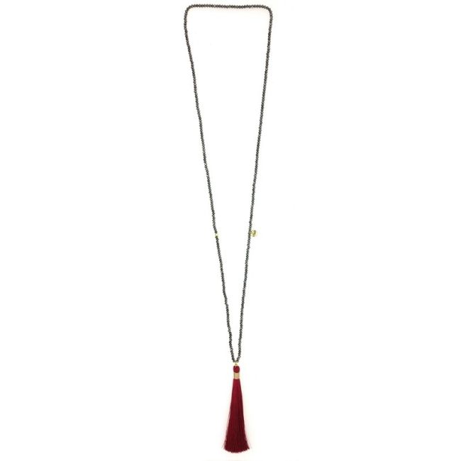 LONG PENDANT NECKLACE FRINGE