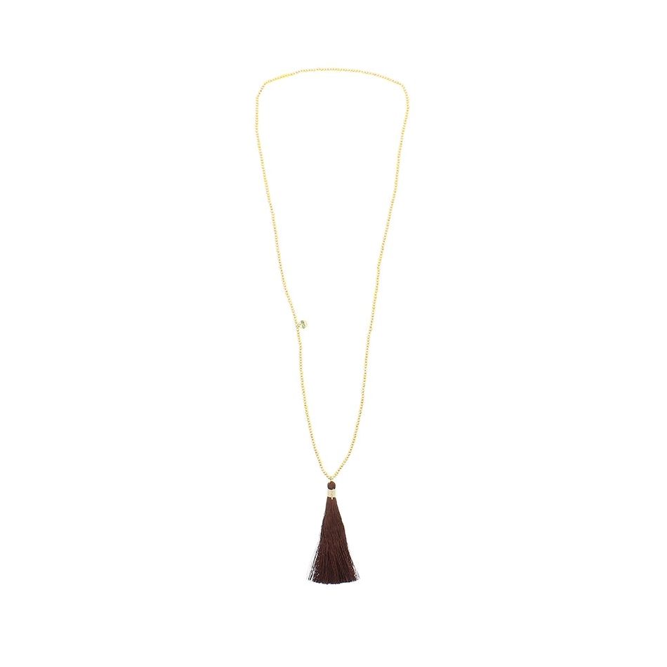 LONG PENDANT NECKLACE FRINGE