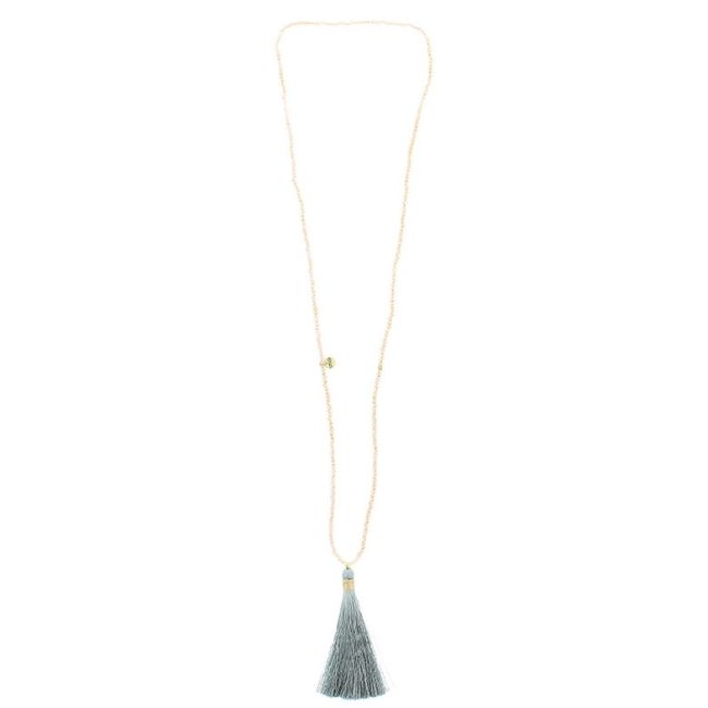 LONG PENDANT NECKLACE FRINGE