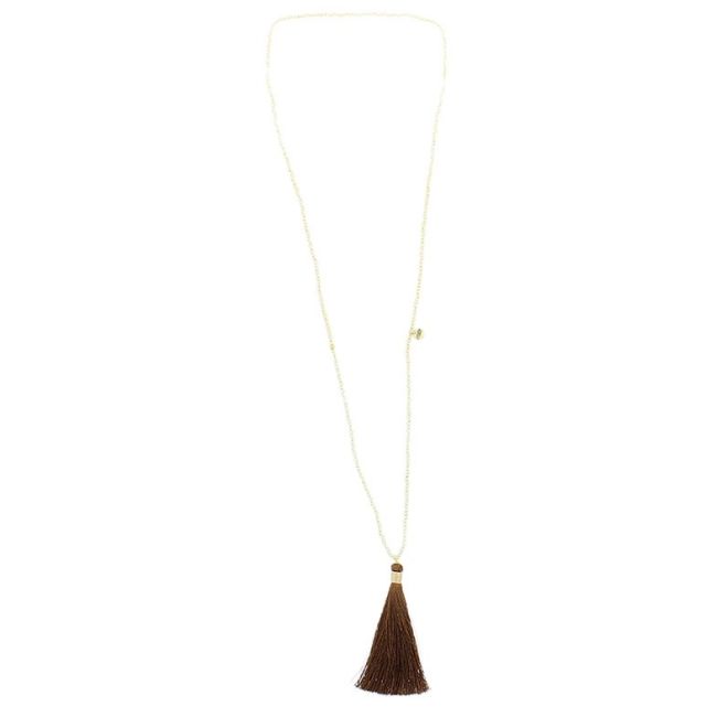 LONG PENDANT NECKLACE FRINGE