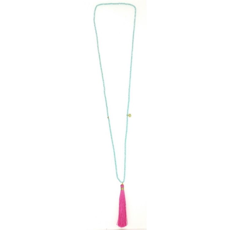LONG PENDANT NECKLACE FRINGE