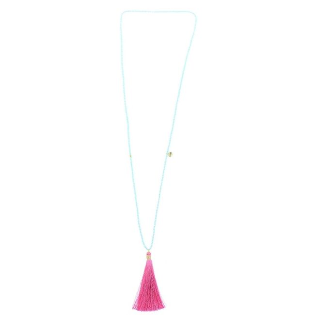 LONG PENDANT NECKLACE FRINGE