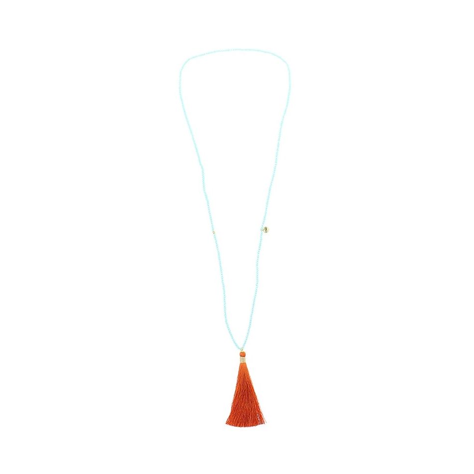 LONG PENDANT NECKLACE FRINGE