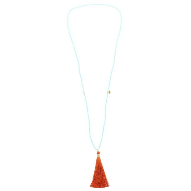 LONG PENDANT NECKLACE FRINGE