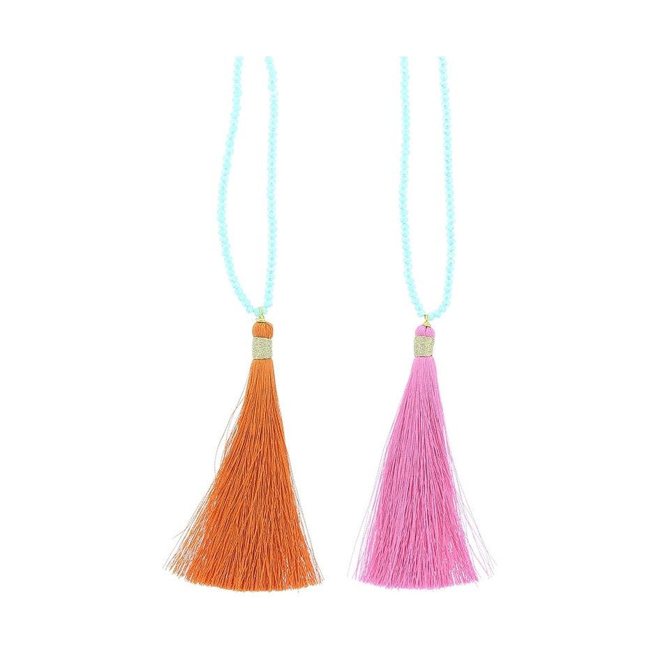 LONG PENDANT NECKLACE FRINGE
